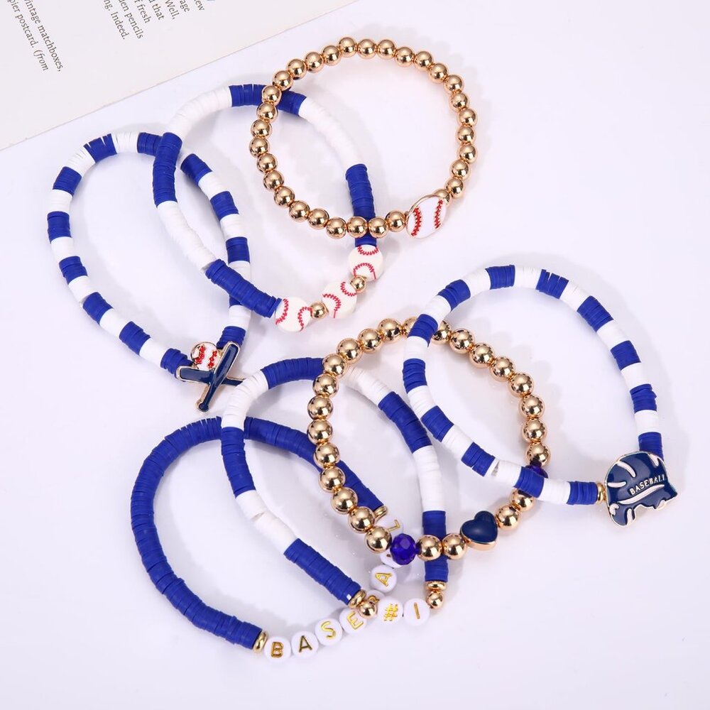 Stackable Baseball Bracelets For Women - Vibrant … - image 7